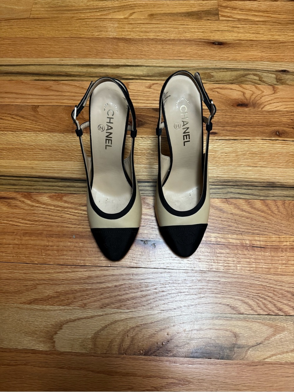 Chanel Slingback Heels